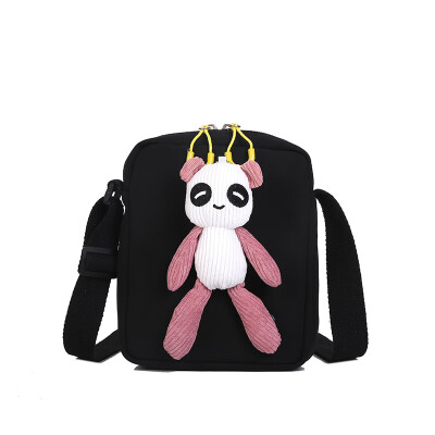 

Cute Baggage Girl Baggage Cartoon Panda One Shoulder Baggage Girl Baggage