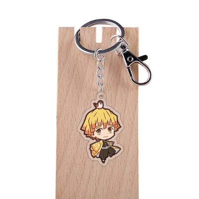 

CAR-TOBBY Anime Demon Kimetsu no Yaiba Kamado Tanjirou Keychains Key chains Acrylic Gift