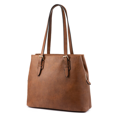 

REALER shoulder bag women designer handbags large tote bag ladies high quality top-handle bag artificial leather black female