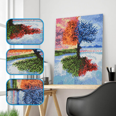 

Gobestart 5D Full Square Dirll Embroidery Paintings Rhinestone Pasted DIY Diamond Painting