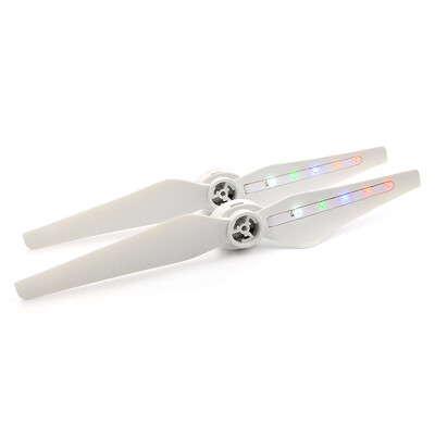 

1 Pair LED Flash Low-Noise Quick Release Propeller Rechargeable CWCCW Props for DJI Phantom 4 Series FPV Drone