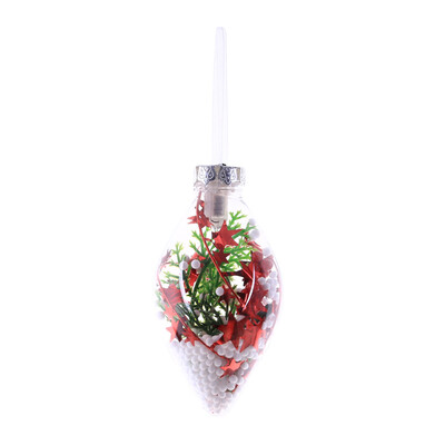 

〖Follure〗Craft Glowing Clear Ball Christmas Tree Hanging Ornament Luminous Pendant Gift