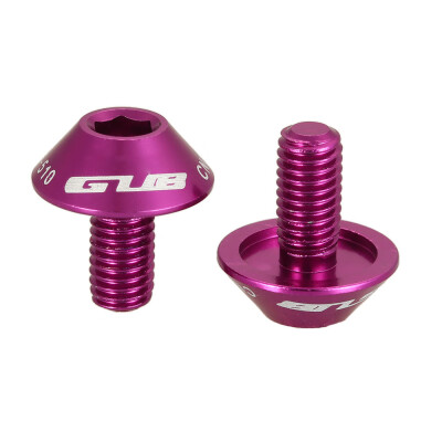 

GUB 1 Pair Bike Bottle Cage Screws M5x12mm Lightweight Aluminum Alloy Bottle Holder Bolt for MTB Bike Bicycle Water Bottle Rack