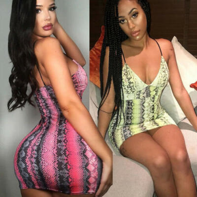 

Womens Ladies Summer Bodycon Sleeveless Cocktail Party Sexy Dress Mini Dresses