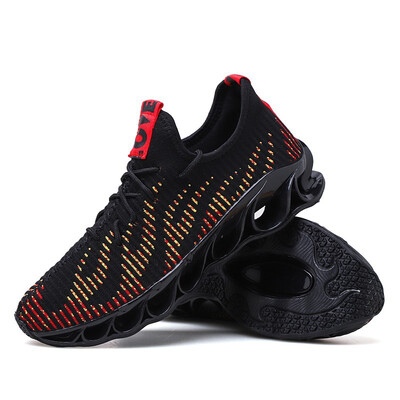 

Mens flying woven breathable mesh casual sports shoes Fashion trend running shoes