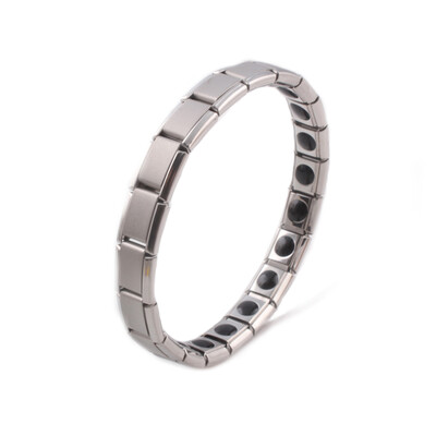 

Couple Germanium Magnet Bracelets Titanium Steel Elastic Bracelet Stretch Bracelet Bangle