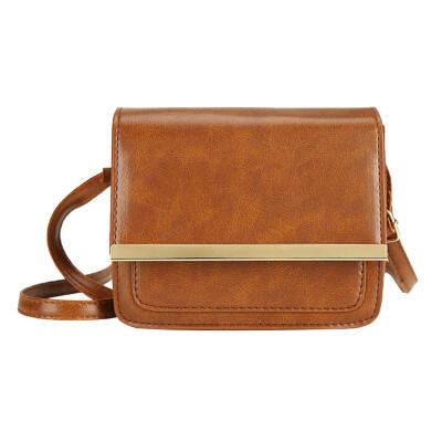 

Vintage PU Leather Shoulder Messenger Bag Casual Women Flap Crossbody Bags