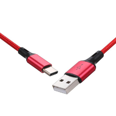 

Type-C Charging Cable Charging Data Cable Type-C Phone Cable Data Sync Nylon Braided 1M for Huawei Xiaomi SamsungRed