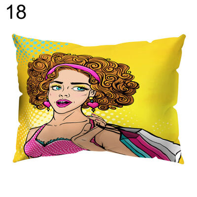 

Creative Beauty Printed Throw Square Pillow Case Cushion Cover Bedding Articles