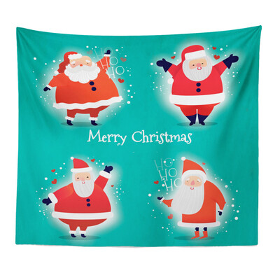 

Toponeto Merry Christmas Beach Cover Up Tunic Tapestry Tablecloth Home Decoration