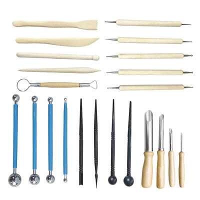 

22pcsset Stainless Steel Puncher DIY Pottery Ceramics Clay Sculpture Tools