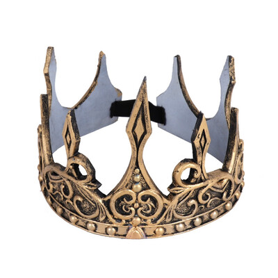 

New Hot Prince princess Ancient Gold Crown Tiaras Headband Kid Men Party Decoration Crown Wedding Party Accessories Hair Jewelry