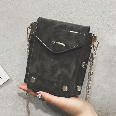 

North bag spring ins small bag women 2019 new Korean version of retro Hong Kong wind mini phone chain slung shoulder bag