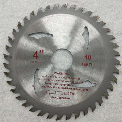 

4 40Teeth Grinder Saw Disc Circular Sawing Blade for Cutting Wood Plastic Round