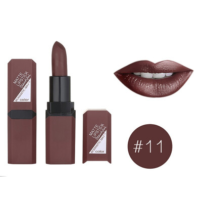 

12 Colors Natural Non-Stick Cup Waterproof Matte Velvet Glossy Lip Gloss Lipstick Sexy Red Lip Tint Long Lasting Easy to Color