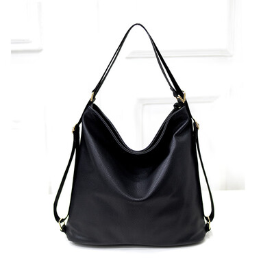 

Luxury woman Casual Women Handbags high quality Ladies Shoulder Bags Tote Bag back pack bag PU leather bag Three kinds usage
