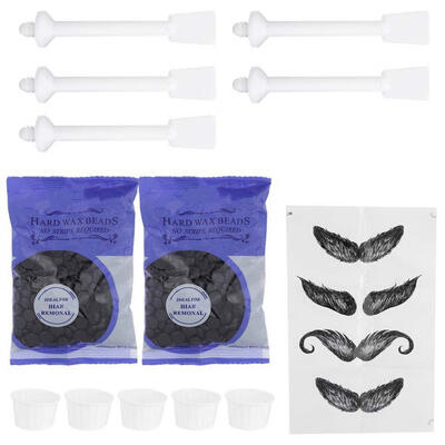 

Greensen Professional Nasal Hair Removal Hard Wax Kit Nose Hair Depilatory Wax Beads Bowl Set