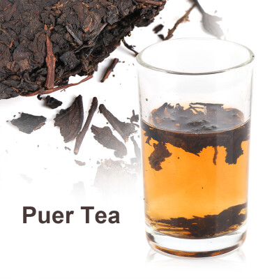 

Greensen Chinese Yunnan Famous Pu-erh Natural Premium Health Puer Cooked Tea Cake 357g Pu-erh Tea Chinese Yunnan Tea