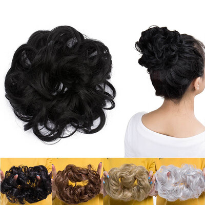 

Synthetic Hair Bun Extensions Messy Hair Scrunchies Hair Pieces for Women Hair Donut Updo Ponytail