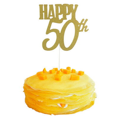 

Happy 102030405060th Love Cupcake Cake Topper Insert Birthday Party Decor