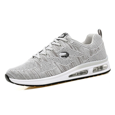 

Mens casual sports shoes couple models air cushion shoes flying line breathable running shoes
