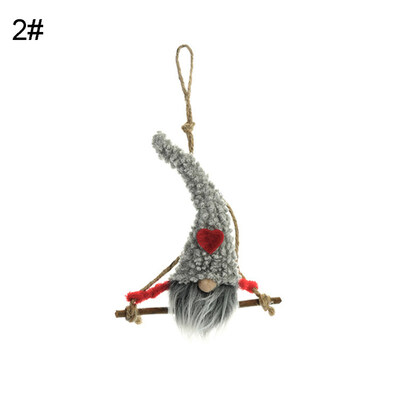 

Lovely Gnome Doll Tomte Nisse Santa Elf Plush Toy Hanging Decor Christmas Gift