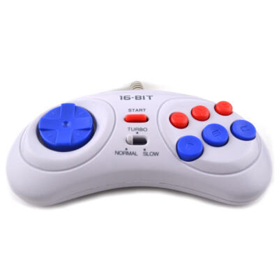 

Game Controller For SEGA Genesis For 16 Bit Handle Gamepad For MD Game Accessories Bring Turbo And Slow Function