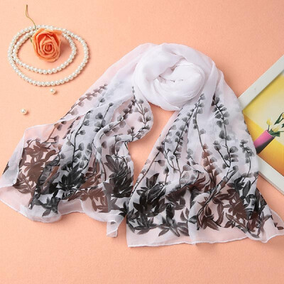 

New Fashion Women Chiffon Scarf Print Long Shawl Pashmina Beach Elegant Thin Scarf