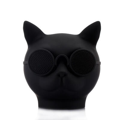 

Cat Head Bluetooth Speaker Colorful Light Stereo Music Audio Player Radio
