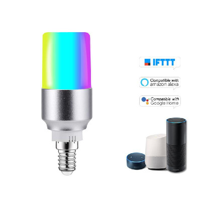 

V15 Smart WIFI LED Bulb RGBW LED Bulb 6W E27 Dimmable Light Phone Remote Control Group Control Compatible with Alexa Google Home