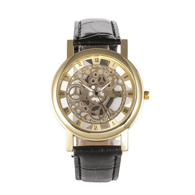 

Simple Style Hollow Dial Neutral Watch Unique Quartz Wristwatch Womens Watches Bayan Kol Saaty Fashion Minimalism Clock