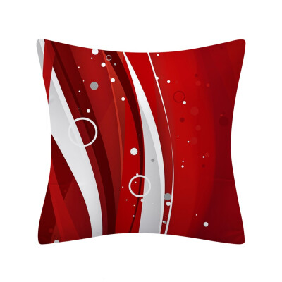 

Tailored Christmas Pillow Case Glitter Polyester Sofa Throw Cushion Cover Home Decor