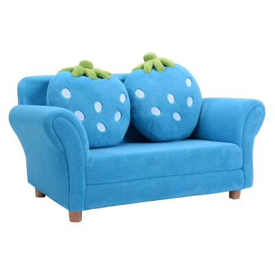 

BLPI Kids Strawberry Armrest Chair Sofa-Blue