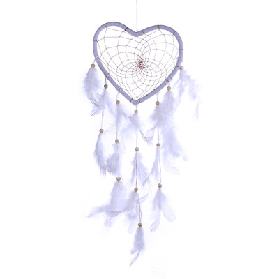 

White Feathers Dream CatcherBeads Car Home Hanging Decoration Ornament