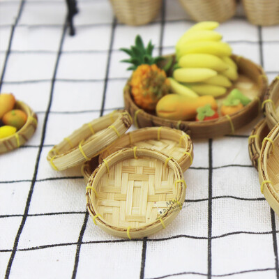 

Tailored 112 16 Dollhouse Miniature Scene Model Mini Bamboo Sieve Pretend Play Toy