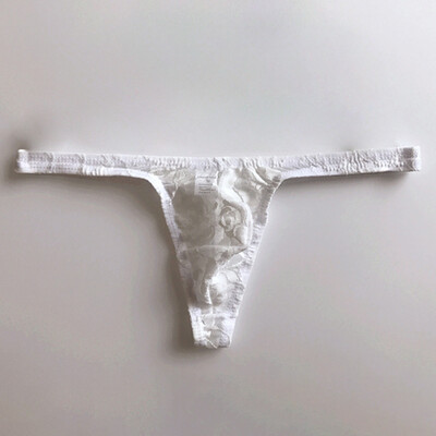 

Mens Lace Underwear See-through Bikini Lingerie Breathable Thongs Sissy Briefs