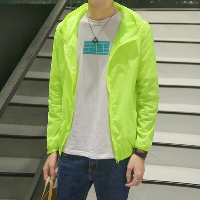 

Men Women Waterproof Sunscreen Jacket Windproof Lightweight Jogging Rain Coat