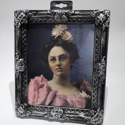 

New Hot Halloween Party Decoration Horror Pictures Frames Ghost Photo Frame Changing Face Ghost Halloween Party Decor Halloween