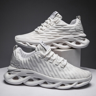 

Mens shoes autumn 2019 new casual tide shoes mens fashion sports shoes wild knife mens shoes breathable flying woven running shoes