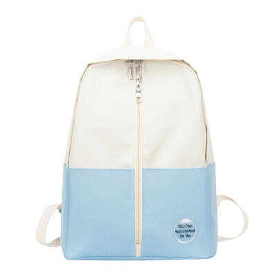 

Women Patchwork Laptop Backpack Canvas Shoulder Bags Travel School Rucksack
