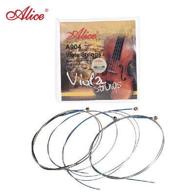 

Alice A904 Universal Full Set A-D-G-C Viola Strings Steel Core Al-Mg Alloy Cupronickel Winding 4pcsset