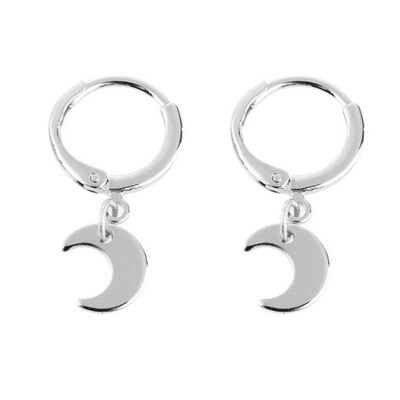 

Exquisite Meniscus Pendant Loop Earrings Dangle Women Jewelry Charm Gift Decor