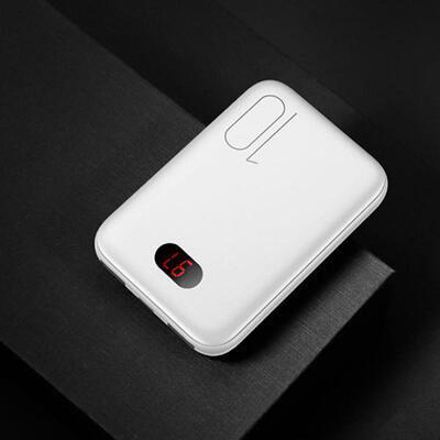 

USAMS 10000mAh Mini Dual-port Portable Power Charger Large Capacity Power Bank