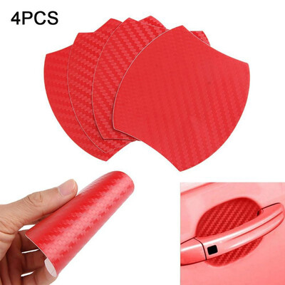 

Tailored 4PC Car Door Sticker Scratches Resistant Cover Body Decoration Auto Handle Prote