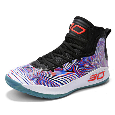 

High-top boots couple young mens basketball shoes