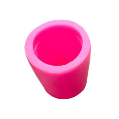 

Cylinder Elf Pine Tree Silicone Mold Candle Soap Christmas Decor Gift DIY Tool