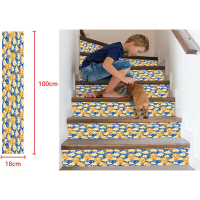 

Toponeto 3D Simulation Stair Stickers Waterproof Wall Stickers DIY Home Decor