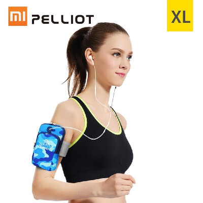 

Xiaomi Pelliot Arm Band Phone Case Jogging Package With Earphone Plug Pouch Gym Armband Universal Waterproof Phone Wallet Pouch