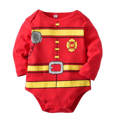 

Red Christmas Newborn Baby Rompers Baby Boy Girl Clothes Santa Long Sleeve Cartoon Cute Girl Jumpsuits Fashion Boy Rompers