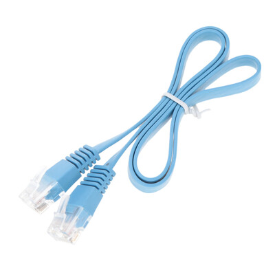 

High Quality 25m8202ft Blue High Speed Cat6 Ethernet Flat Cable RJ45 Computer LAN Internet Network Cord